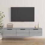  Szürke sonoma színű szerelt fa faliszekrény 102 x 30 x 20 cm