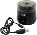 EAGLE Ascutitoare electrica din plastic EAGLE TY60USB cu alimentare USB, 8mm, Negru (A2077)