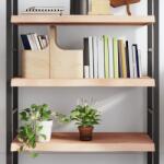  Kezeletlen tömör tölgyfa fali polc 80x60x(2-6) cm (295911)