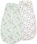 Kidizi Set 2 saci dormit copii de vara 0-18 luni Kidizi Giraffe Safari, 80 cm, 0.5 tog (5949551912316)