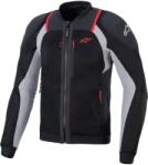 Alpinestars TROOP-AIR PRO motoros kabát fekete-világosszürke-piros