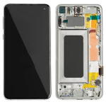  GH82-18843A Samsung Galaxy S10e TFT LCD kijelző érintővel Fehér kerettel, előlap (GH82-18843A)