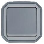 Legrand Plexo55 102 2P kapcsoló betét szürke rugós IP55 cserélhető LED kivilágított (bekapcsolva) LEGRAND - 069726L (069726L)
