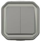 Legrand Plexo55 105 csillárkapcsoló betét komplett házban szürke falonkívüli rugós IP55 LEGRAND - 069714L (069714L)