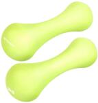 Spokey Bone 2kg súlyzó (2 dbos csomag) zöld