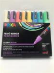 uni Dekormarker készlet, 1, 8-2, 5 mm, UNI "Posca PC-5M", 8 különbözõ pasztell szín (8 db) (TUPC5MPASZTELL)