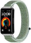  NYLON Cserélhető szíj Huawei Band 10 / Band 9 / Band 8 világoszöld