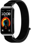  NYLON Cserélhető szíj Huawei Band 10 / Band 9 / Band 8 fekete
