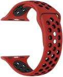  XPRO Apple Watch lélegző sport szíj Piros / Fekete Apple Watch 38mm / 40mm / 41mm / 42mm (S10) készülékhez - domshop
