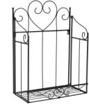Bizzotto Etajera otel negru Alisha 44x23x61 cm (0723890)
