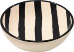 Zafferano Castronaș Lido Righe cu dungă 13 cm negru (RIG0810) Castron