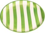 Zafferano Farfurie pentru prânz Lido Righe cu dungă 28 cm verde (RIG0905)