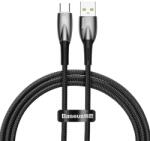Baseus Glimmer Series Fast Charging Datový Kabel USB-A - USB-C 100W 1m Black
