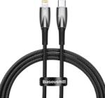 Baseus Glimmer Series Fast Charging Datový Kabel USB-C - Lighting 20W 1m Black