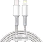 Baseus High Density Braided Series Fast Charging Datový Kabel USB-C - Lighting 20W 2m White
