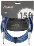 Fender Инструментален кабел жак-жак Fender Contour Series blue 4.5 метра