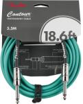 Fender Инструментален кабел жак-жак Fender Contour Series green 5.5 метра