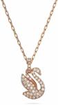 Swarovski nyaklánc Iconic Swan - arany Univerzális méret
