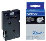 Brother Bandă originală pentru imprimantă de etichete Brother, Brother, TC-101, imprimare neagră/bază translucidă, laminată, 7, 7 m, 12 mm