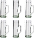  Halba de bere, Pahare bere, Cana bere set 6, Premium, supradimensionat neted - 0, 5 litri Pahar