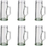  Halba de bere, Pahare bere, Cana bere set 6, Premium, neted - 0, 3 litri Pahar