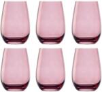  Pahare - colorat, Elements, set de 6, liliac, 465 ml Pahar