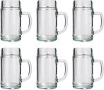  Halba de bere, Pahare bere, Cana bere set 6, Styria - 1 litru Pahar