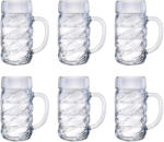  Halba de bere, Pahare bere, Cana bere set 6, Diamond - 1 litru Pahar