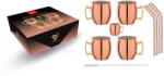  Set cana cupru Moscow Mule Pahar
