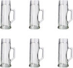  Halba de bere, Pahare bere, Cana bere set 6, Premium, cu nervuri - 0, 3 litri Pahar