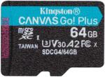 Kingston microSDXC Canvas Go! Plus 64GB A2/U3/V30 (SDCG4/64GBSP)