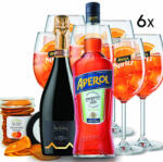 Aperol Spritz Csomag 6 db Pohárral *MN (0, 7L 11%)