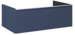 AREZZO design Alsó szekrény, AREZZO design MONTEREY 80 cm-es alsószekrény 1 fiókkal Matt Kék színben, szifonkiv - zuhanykabin