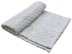 Vaganza takaró wellsoft dupla nyomott mintás 70x90cm Szürke - babamarket