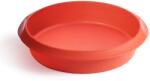 Lékué LEKUE Lékué Round Cake klasszikus tortaforma, 26 cm | piros (1210726R01M033)