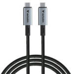 Verbatim USB kábel, USB-C - USB-C, 1, 2 m, 240W, VERBATIM, fekete (KV31847) (31847)