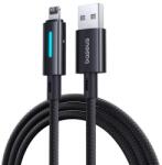 Baseus Lit Kábel USB - Lightning 1m 2.4A Kozmikus Fekete