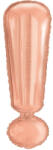  Színes Rose Gold ! betű fólia lufi, 103 cm - pepita - 216 Ft