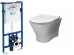 Roca Set Vas WC cu rezervor incastrat, clapeta si capac Roca Nexo evacuare orizontala (A893104780)