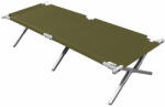 BasicNature Алуминиево легло за пътуване маслина 210 cm (054355)