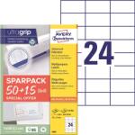 AVERY 6605 70x37 mm univerzális 50+15 lap 1560 db-os etikett (6605) - pcx