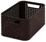 Keter Műanyag kosár STYLE BOX S barna (205824)