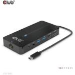 Club 3D USB Hub - CSV-1595 (USB-C Gen 1 to 2xHDMI, 2xUSB-A Gen 1, USB-C Gen 1 100W PD 3.0, RJ45, 3, 5 Jack, 4k60Hz) (CSV-1595) - pcx