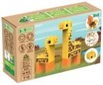 BiOBUDDi Sztyeppe - 2 az 1-ben zsiráf vagy jávorszarvas | építőjáték | 14 db építőkocka | BiOBUDDi BB-0103 (BB-0103)