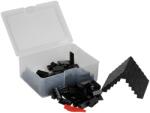 Q-BRICKS Fekete tetőelemek | építőkocka készlet | 150 db építőkocka | Q-BRiCKS® (QBBOX-RTM650-BX150)