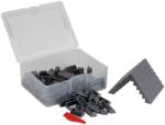 Q-BRICKS Sötétszürke tetőelemek | építőkocka készlet | 150 db építőkocka | Q-BRiCKS® (QBBOX-RTM851-BX150)