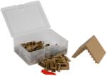 Q-BRICKS Bézs tetőelemek | építőkocka készlet | 150 db építőkocka | Q-BRiCKS® (QBBOX-RTM268-BX150)