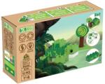 BiOBUDDi Mocsár - 2 az 1-ben teknős vagy csiga | építőjáték | 12 db építőkocka | BiOBUDDi BB-0104 (BB-0104)
