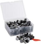 Q-BRICKS Szürke építőkocka készlet (alapkockák) | építőkocka készlet | 300 db építőkocka | Q-BRiCKS® (QBBOX-MGRA-BX300)