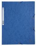 Exacompta Gumis mappa A/4 EXACOMPTA karton prespán, kék